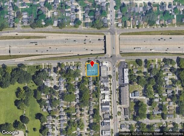  1500 E 10 Mile Rd, Ferndale, MI Parcel Map