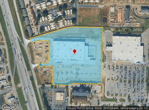  2950 W University Dr, Denton, TX Parcel Map
