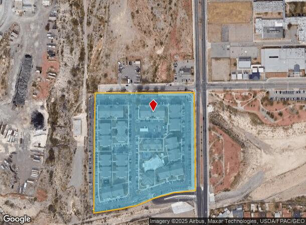  4011 Alabama St, El Paso, TX Parcel Map