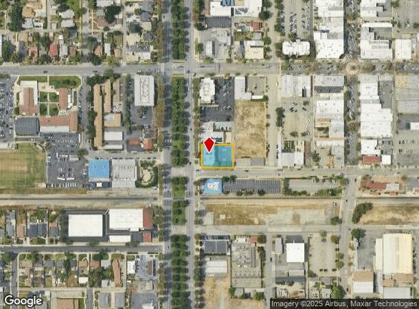  100 N Euclid Ave, Upland, CA Parcel Map