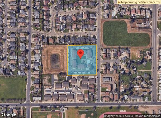  955 N A St, Tulare, CA Parcel Map