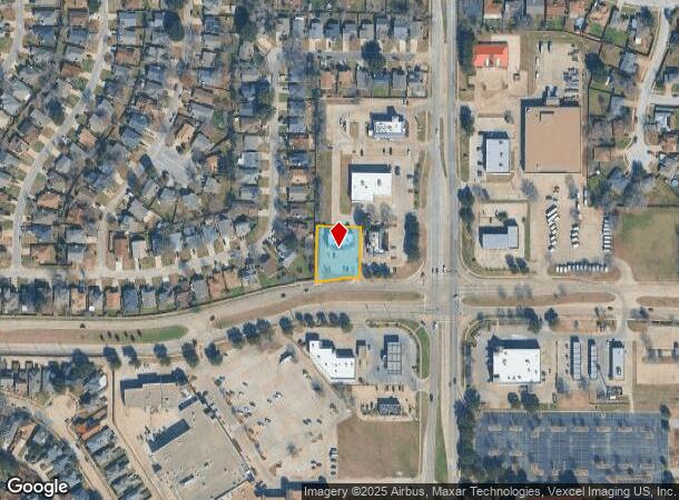 721 Sw Green Oaks Blvd, Arlington, TX Parcel Map