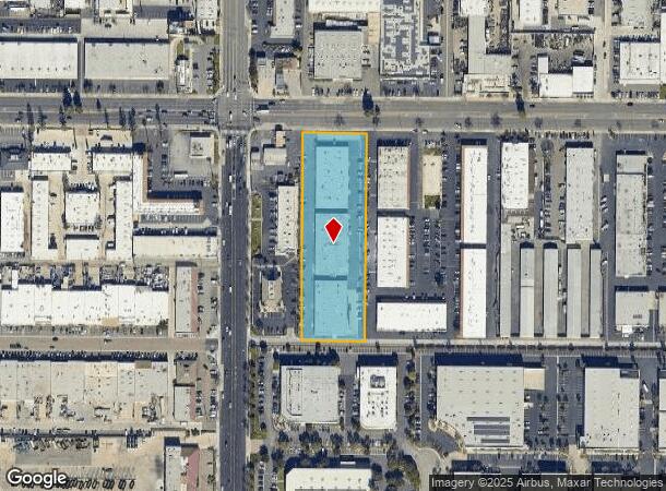  1514 E Edinger Ave, Santa Ana, CA Parcel Map