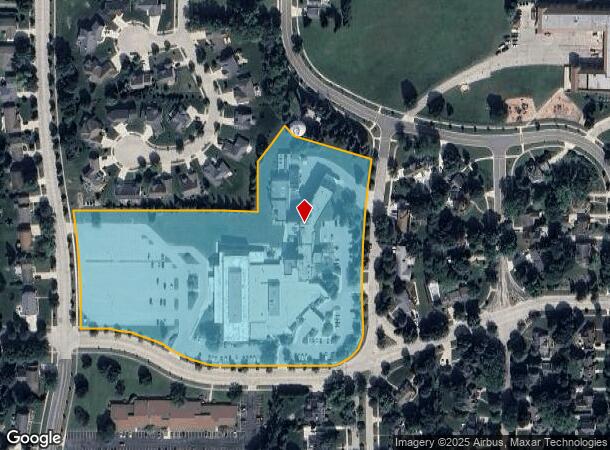 1110 Oak St, West Bend, WI Parcel Map