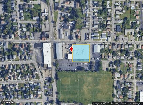 207 Columbus Ave, Pawtucket, RI Parcel Map