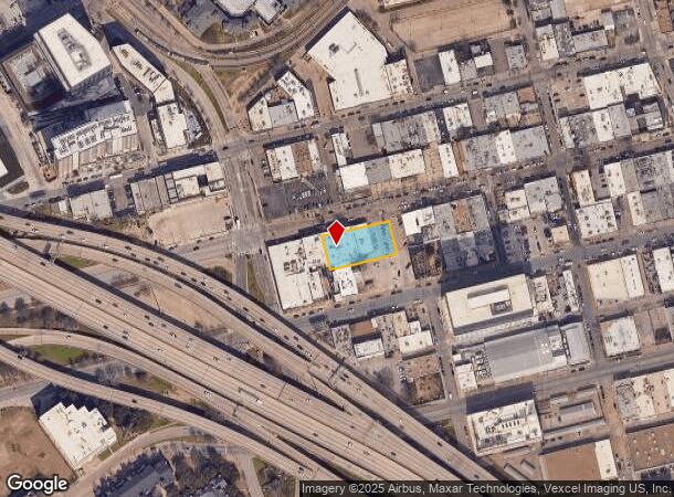 2616 Main St, Dallas, TX Parcel Map