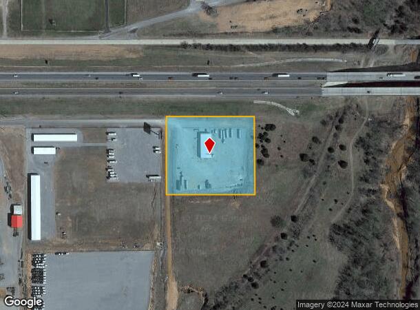  7000 S Frontage Rd, Weatherford, OK Parcel Map