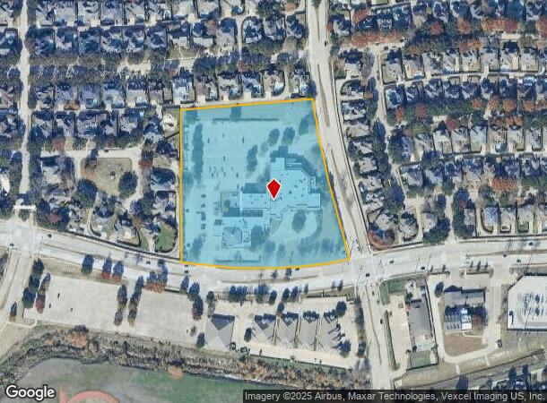  4501 Legacy Dr, Plano, TX Parcel Map