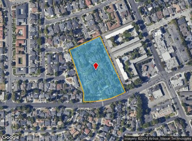  2147 Newhall St, Santa Clara, CA Parcel Map