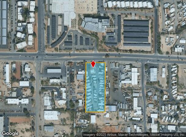 1293 W Miracle Mile, Tucson, AZ Parcel Map