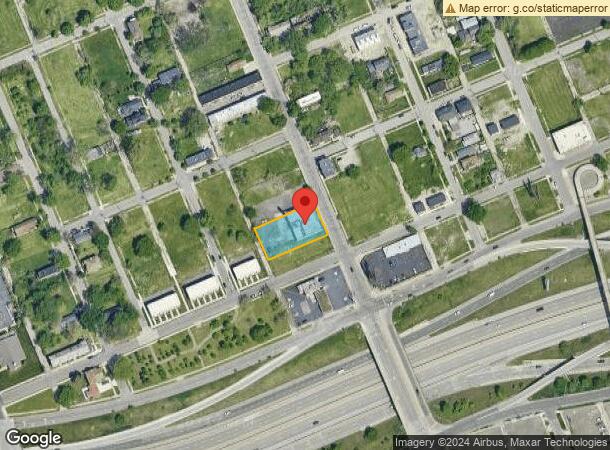  2615 Rosa Parks Blvd, Detroit, MI Parcel Map