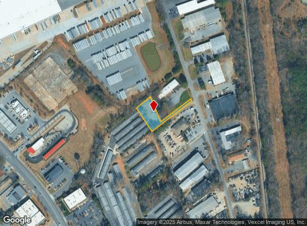 1239 Industrial Dr, Matthews, NC Parcel Map