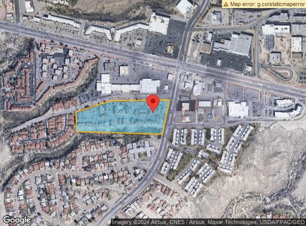  151 S Resler Dr, El Paso, TX Parcel Map