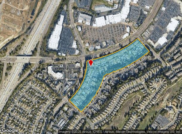 11540 Windcrest Ln, San Diego, CA Parcel Map