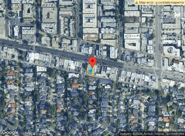  13810 Ventura Blvd, Sherman Oaks, CA Parcel Map