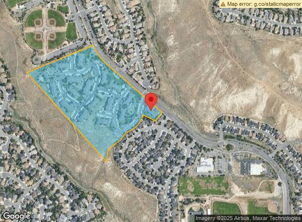  2475 Robb Dr, Reno, NV Parcel Map