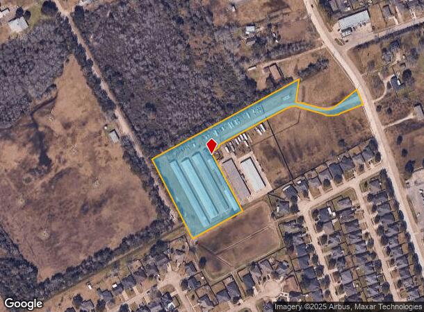  4500 Mustang Rd, Alvin, TX Parcel Map