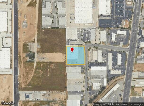  1700 Industrial Ave, Norco, CA Parcel Map