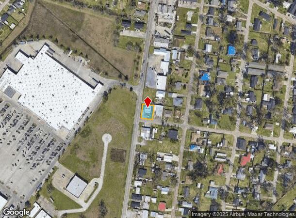  1047 East St, Houma, LA Parcel Map