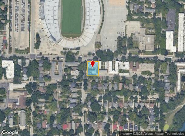 1416 Central St, Evanston, IL Parcel Map