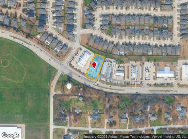  7140 Justin Rd, Argyle, TX Parcel Map