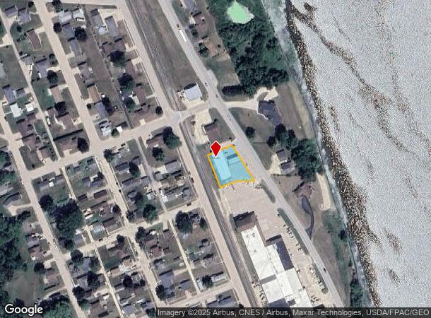  1104 N Riverview St, Bellevue, IA Parcel Map