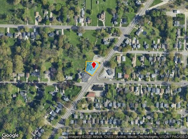  1608 East Ave, Akron, OH Parcel Map