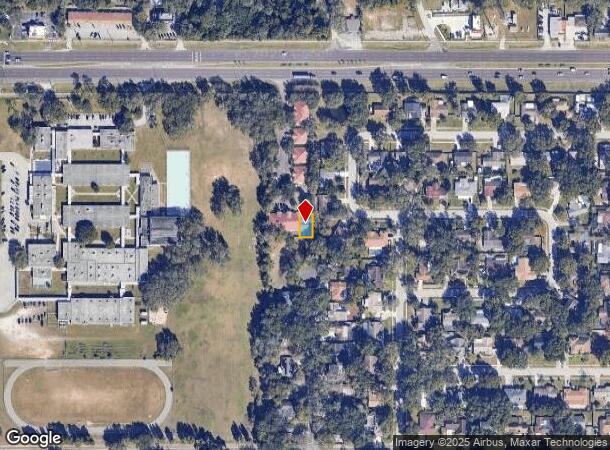  6983 E Fowler Ave, Temple Terrace, FL Parcel Map
