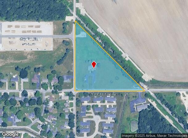 1600 W Riggin Rd, Muncie, IN Parcel Map