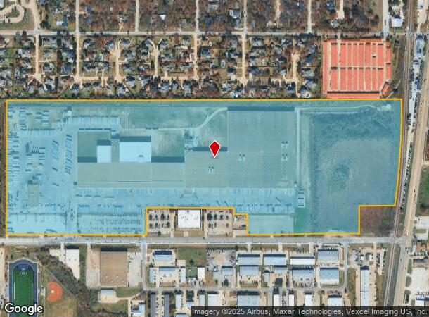 5751 Kroger Dr, Fort Worth, TX Parcel Map