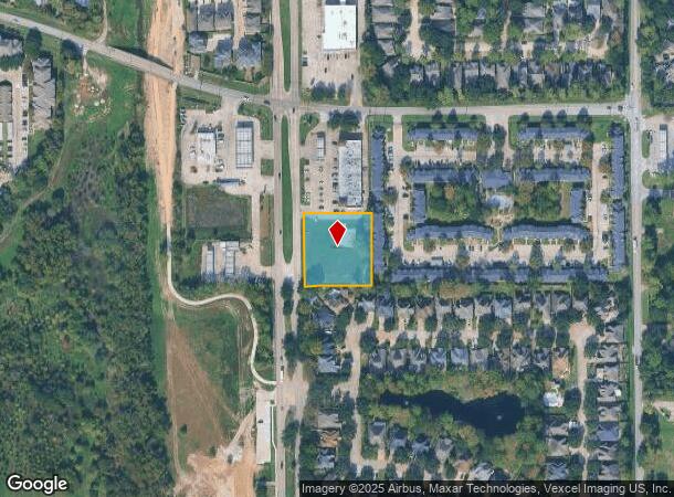 7644 Gessner Rd, Houston, TX Parcel Map