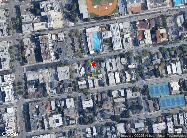 2214 Durant Ave, Berkeley, CA Parcel Map