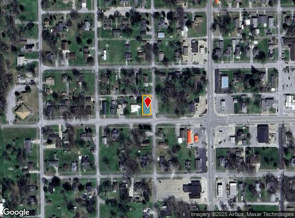 502 W Franklin St, Sesser, IL Parcel Map