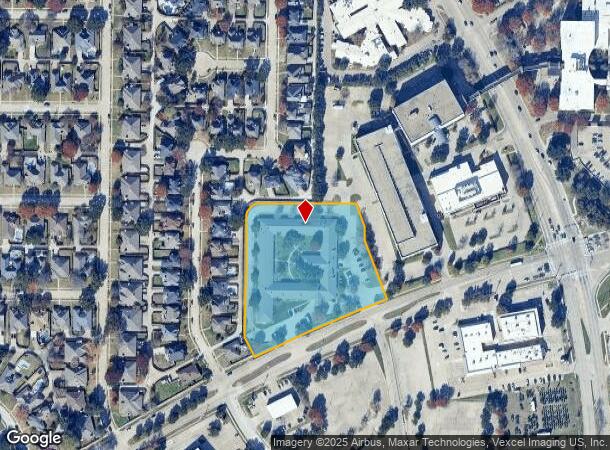  4045 W 15Th St, Plano, TX Parcel Map