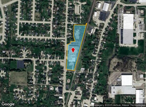  110 Lincoln St, Johnson Creek, WI Parcel Map