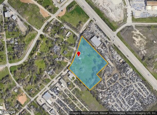 6701 Oak Crest Dr E, Fort Worth, TX Parcel Map