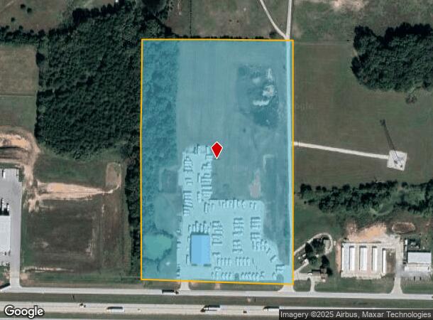  1099 E Evergreen St, Strafford, MO Parcel Map