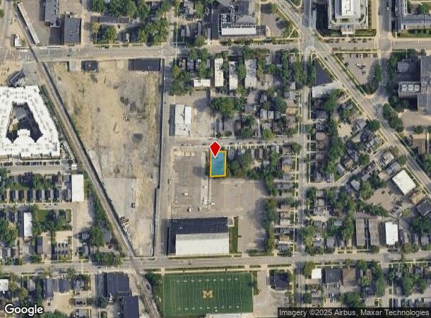  318 John St, Ann Arbor, MI Parcel Map