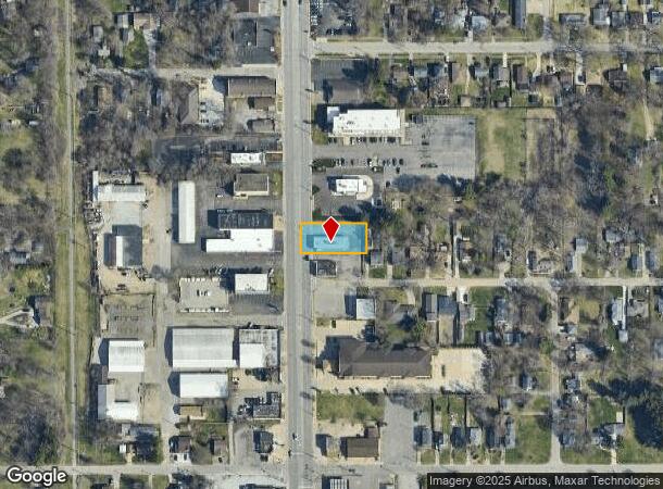  214 N Dixie Way, South Bend, IN Parcel Map