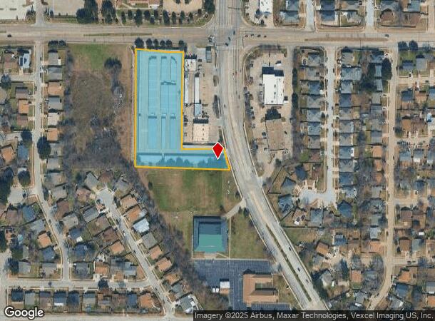  3414 S Collins St, Arlington, TX Parcel Map