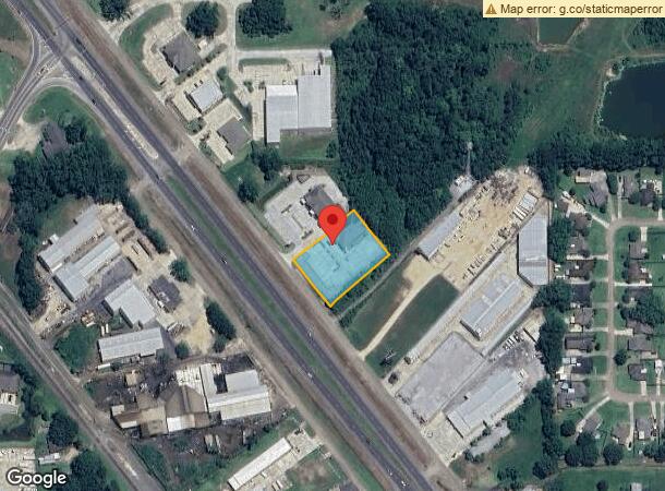  16158 Airline Hwy, Prairieville, LA Parcel Map