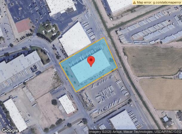  9640 Plaza Cir, El Paso, TX Parcel Map