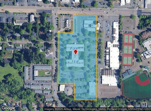  9400 Sw Beaverton Hillsdale Hwy, Beaverton, OR Parcel Map