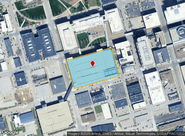 1100 Walnut St, Des Moines, IA Parcel Map