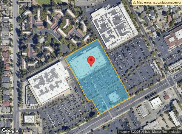  1825 Hillsdale Ave, San Jose, CA Parcel Map