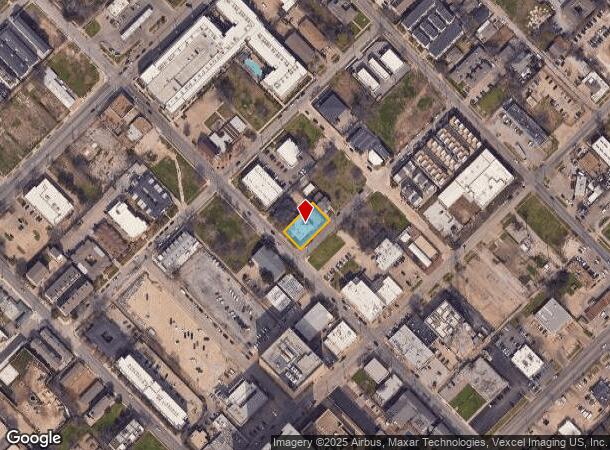  1502 N Peak St, Dallas, TX Parcel Map