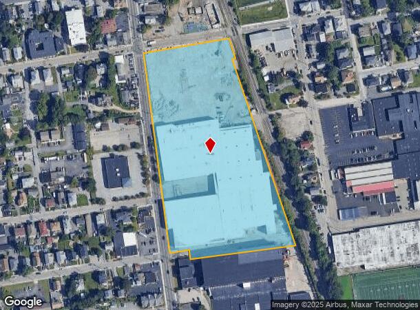  1159 Broad St, Central Falls, RI Parcel Map