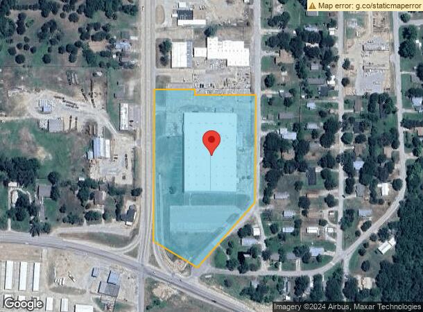  400 N Harvey Rd, Seminole, OK Parcel Map