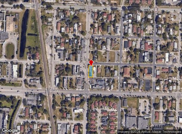  1318-1326 N Tamarind Ave, West Palm Beach, FL Parcel Map