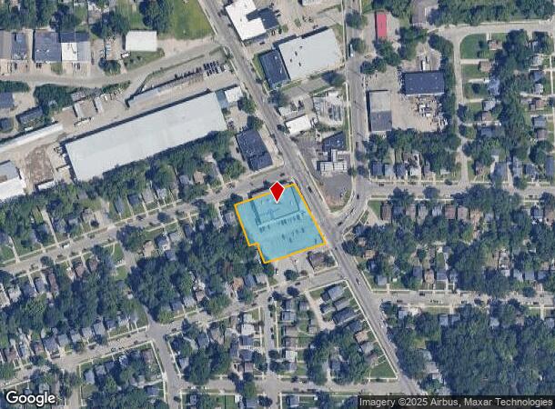 1601 Kalamazoo Ave Se, Grand Rapids, MI Parcel Map